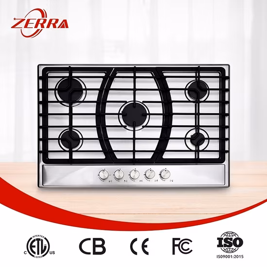 Kitchen Gas Cooktop Stove Burner Stainless Steel Built-in Hobs