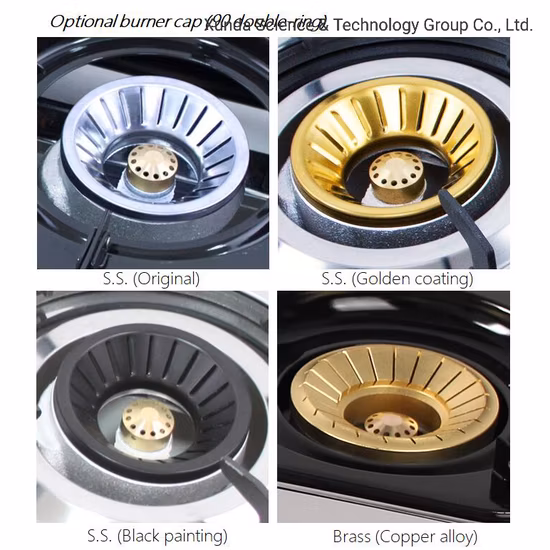 3 Burners High Efficiency Tornado Flame Stainless Steel Table Top Gas Stove Home Gas Cooking Stove